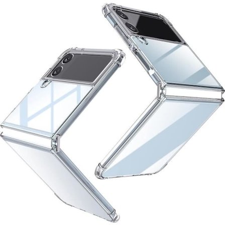 Skal för Samsung Galaxy Z Flip 4 - TPU-silikon - Stötsäker - Transparent - Slim - Riperesistent