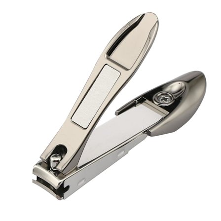 Profesjonell Negleklipper. Japansk Negleklipper Med Integrert Fil og Oppsamler