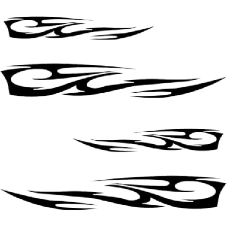 Auton liekkitarra, 2 kpl Autotarroja Liekkikuvio Koristeelliset tarrat Liekki Toteemi Tarrat Auton Muotoilu PVC Tarra Naarmujen Suoja SUV Kuorma-