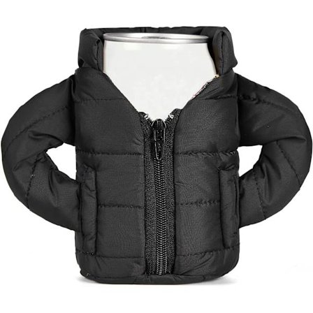 (Svart) Kan Kylare Ärm, Öl Kylare Dryck Jacka Dryck Coolies, Öl Väst Jacka Omslag, Insula