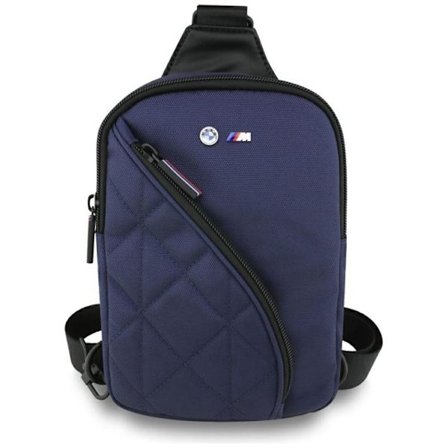 BMW Mobilväska Crossbody Nylon Pocket & Metal Logo BMCPBPNYPOV - Navy
