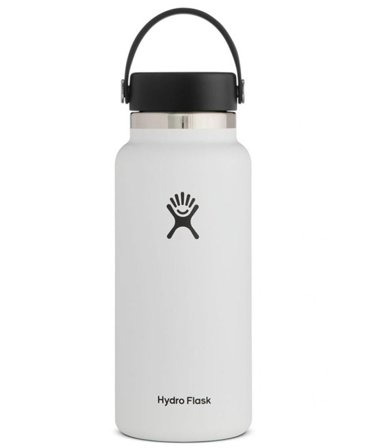 HydroFlask 32 Oz Wide Flex Cap Hvit