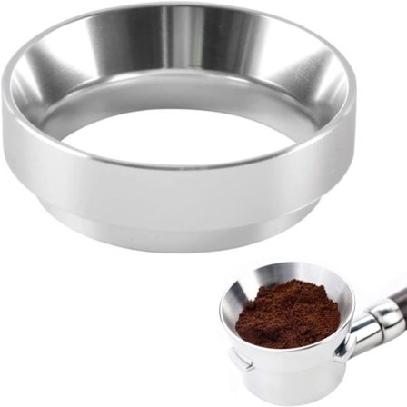 51 mm Doserings Tragt til Barista, Hjem, Café (sølv)