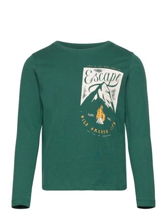 Nkmvictor Ls Top R1 T-shirts Long-sleeved T-shirts Grønn Name It*Betinget Tilbud