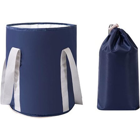 Sammenleggbar vask, 30 * 36cm bærbar reisefotbadekar bærbar fotbløtlegging