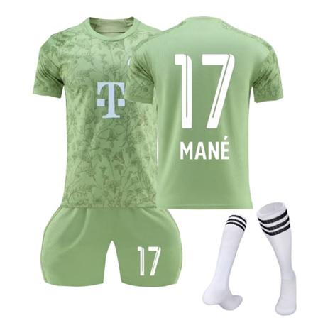 2023-2024 Bayern München Borta fotbollströja för barn nr 17 Mané 16