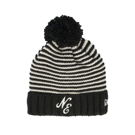 New Era - Noir pom Bonnet - Ne Jake Beanie Black Pom @ Hatstore