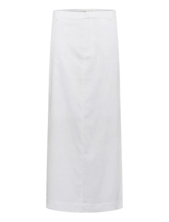 Gzizza Linen Mw Skirt White Gestuz