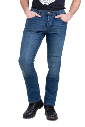 Motorradjeans Course Jones Straight/Regular Dunkelblau W42 x L34