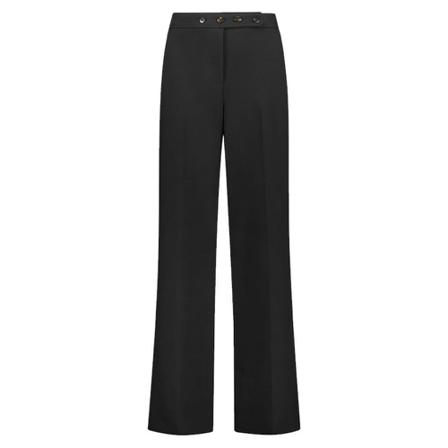 Fifth House, Noki Wide Leg Trousers Zwart, Dames, Maat:L,Viscose