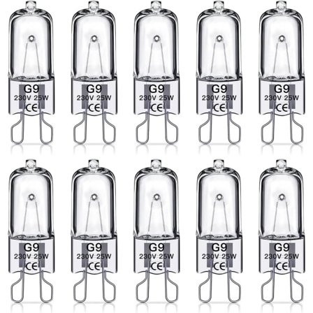 G9 Halogeenilamput 28W, 230V, 10 kpl