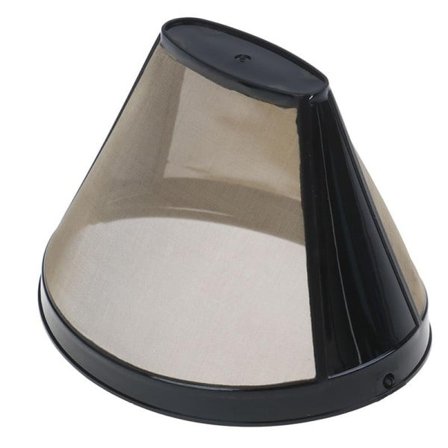 Tvättbart Handtag Kaffe Filter Rostfritt Stål Återanvändbart Kaffe Filter Cone-Style Refillable Guld Mesh Cafemaker