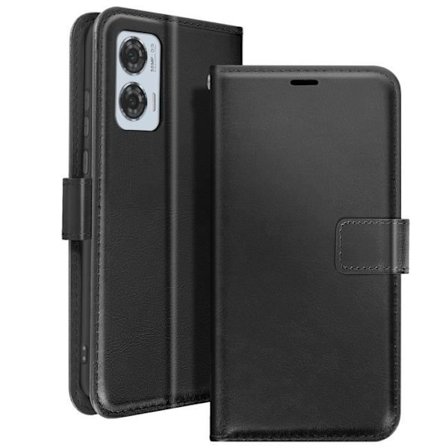 Plånboksfodral - Mayaxess - Motorola Edge 50 Fusion - Ekoskinn - Avtagbar handrem - Videostöd