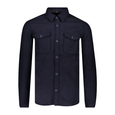 Denham, Formal Shirts Blauw, Heren, Maat:S,polyester