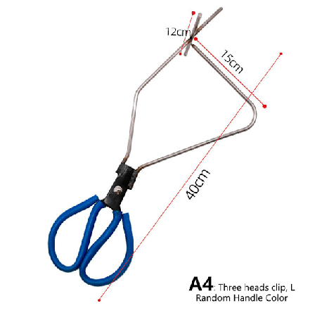 Rostfritt stål Lera Skulptur Dipping Tong Färg glasyr