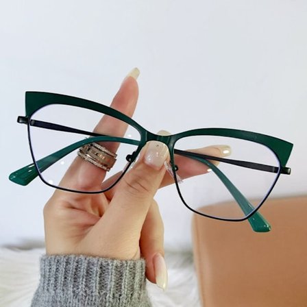 Anti-Blue Light Briller Firkantede Briller GRØNN GRØNN