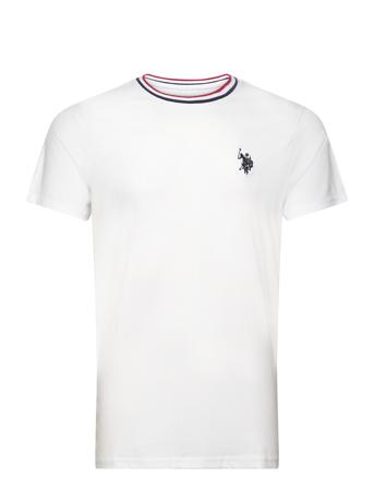 Uspa T-Shirt Columbus Men T-shirts Short-sleeved Hvit U.S. Polo Assn.*Betinget Tilbud