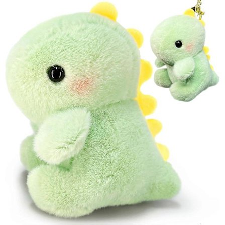 SBSG Dinosaur Kosedyr, Kawaii Dino Plysj for Jenter og Gutter, Morsom Dinosaur Mini Plysjleke, Kosete Dyre Plysjleker, Søte Plysjdyr (FMY)