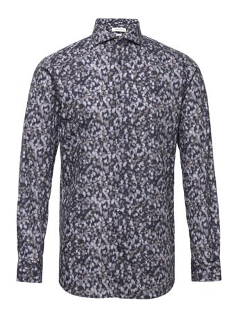 Mateo L/S Shirt Skjorta Casual Multi/mönstrad Bertoni