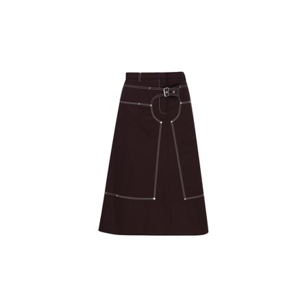 Stella McCartney, Midi Skirts Bruin, Dames, Maat:M