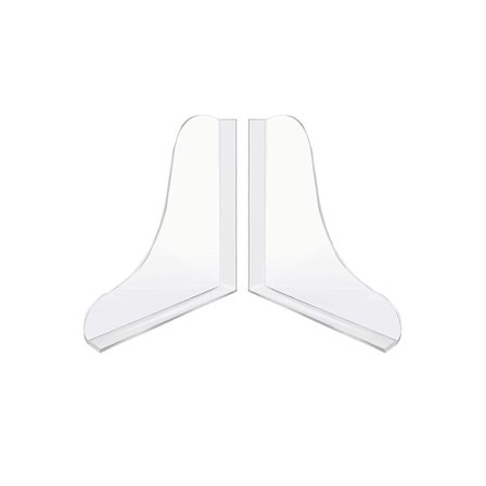 Badekarhjørne Sprøjtbeskytter, Akryl Hjørnebeskytter Brusebad Badekarbeskytter, Badeværelse Badekar Sprøjtbeskytter