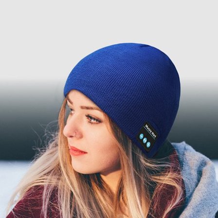 Bluetooth Beanie Wireless Sport Headphones Cap högtalarlock