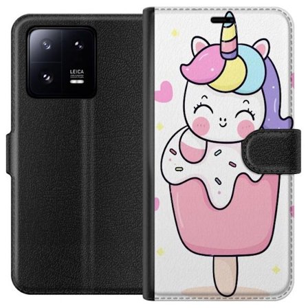 Plånboksfodral till Xiaomi 13 Pro med Glad enhörning