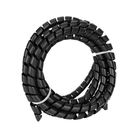 8mmx2m Spiral Kabelhölje Lindningskabelhanterare Elscooter Bromskabel Organiserare PP Kabel Skyddande Ärm Skyddsrör