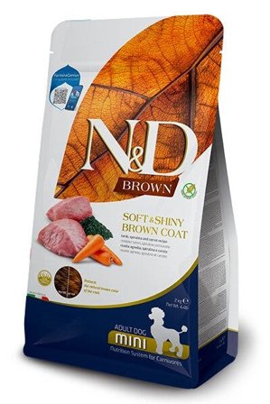 Farmina N&D Brown Dog Mini Agnello Carote E Spirulina Per Cani