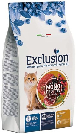 Exclusion Mediterraneo Noble Graincat Beef Crocchette Per Gatti