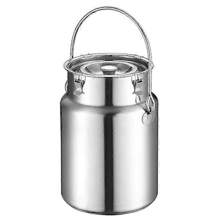 Rustfri 5L mælkekande med håndtag, kompatibel med 304 forseglet design