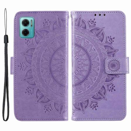 Skalo Xiaomi Redmi 10 5g Mandala Plånboksfodral - Lila Lila