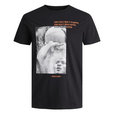 Jack & Jones, T-shirt Czarny, Mężczyzna, Rozmiar: XL