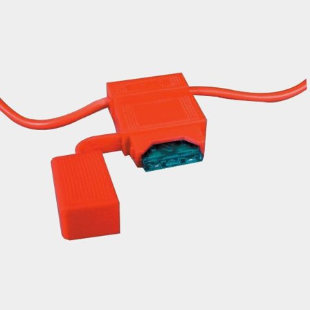 Portafusibile impermeabile per 1 fusibile a lama, max 20 A