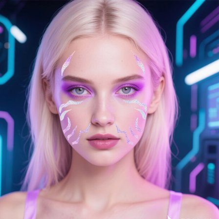 Kpop Tattoo Klistermärke ,Cosplay Smink Ansiktsklistermärke