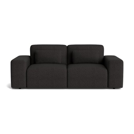 Messina 2.5 personers sofa - Mito Antracit - 212x107x80 - Sofa