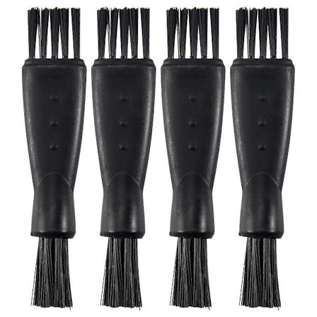 4 Stycken Dubbelsidig Trimmer Rengöringsborste Rakapparat Rengöringsborste Klippmaskin Rengöringsborste för Män