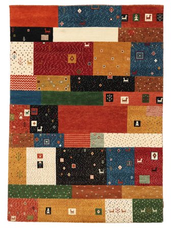 Gabbeh Loribaft Dywan 166X235 Wełna