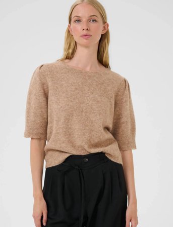 Karen By Simonsen Kbnoabelle Plain Pullover - Brown - L