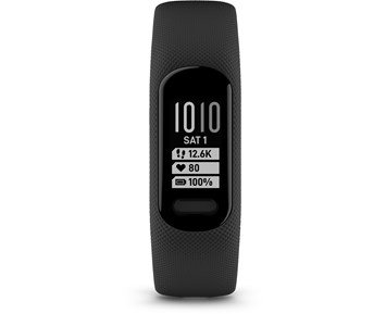 Garmin Vivosmart 5 Black size S/M - Fyndvara - Smart hälsotracker med pulsmätare & sportappar