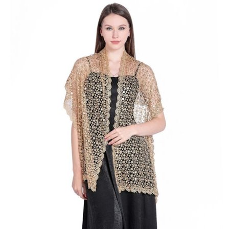 Aftonklänningar Sjal Lady Cape Wraps GULD