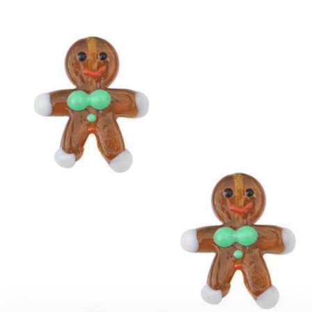 10 stk Pepperkakemann Glassperler Julelampearbeid Glass