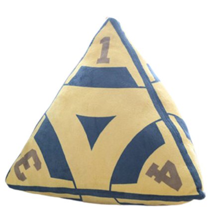 Söta tecknade plyschtärningar för triangelformad kroppskudde, supermjuk tecknad kramleksak, presenter till barn, sovkudde