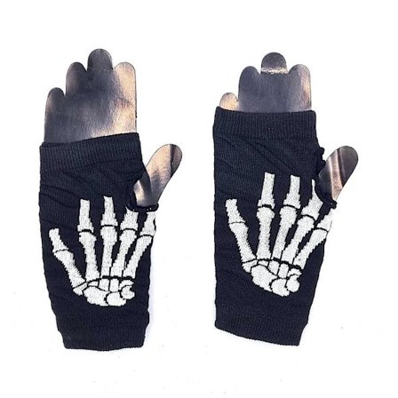 Fingerløse votter skjelett