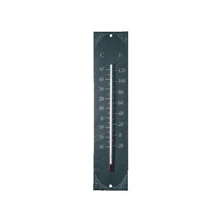 Klassisk skiffertermometer - l 10 cm x H 45 cm