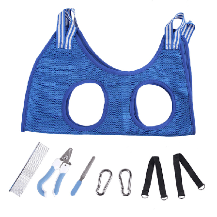 Wabjtam Pet Grooming Hængekøje Til Store Hunde Med Negleklippere/Negleklipper/Grooming Saks, Hundepleje Sele Til Negleklipning