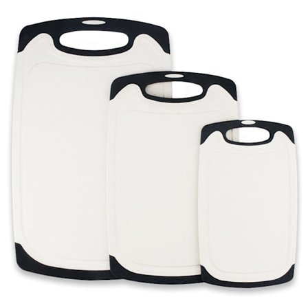 Köks skärbräda (3-pack), BPA-fri livsmedelssäker vetehalm PP-material