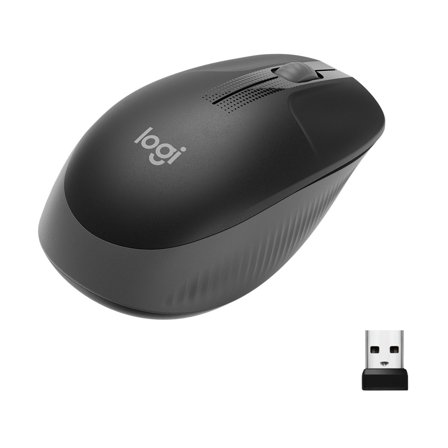 Logitech M190 - mus - koksgrå