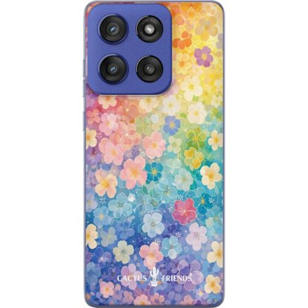 Kompatibel Mobilcover til Motorola Motorola Edge 60 Stylus Cactus and Friends – RainbowBloom