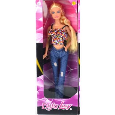 Leksaker Defy Lucy Doll Docka Jeans Blandfärgad Topp 29cm